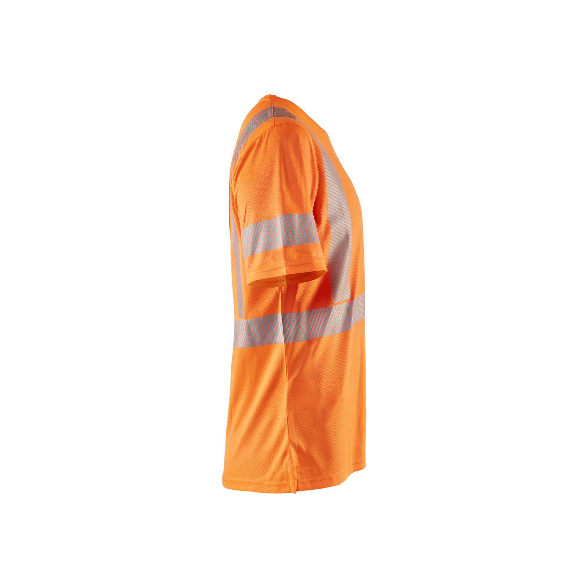 BLAKLADER 33361013 Women's UV protected Hi Vis T shirt Hi Vis Reflective Short Sleeve Work T-Shirt WOMEN - 100% Polyester